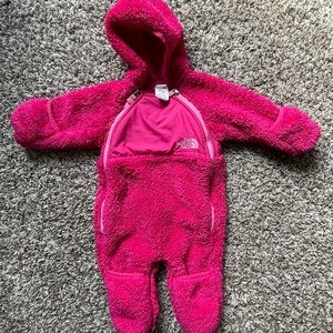Baby girl Northface Fleece suit
